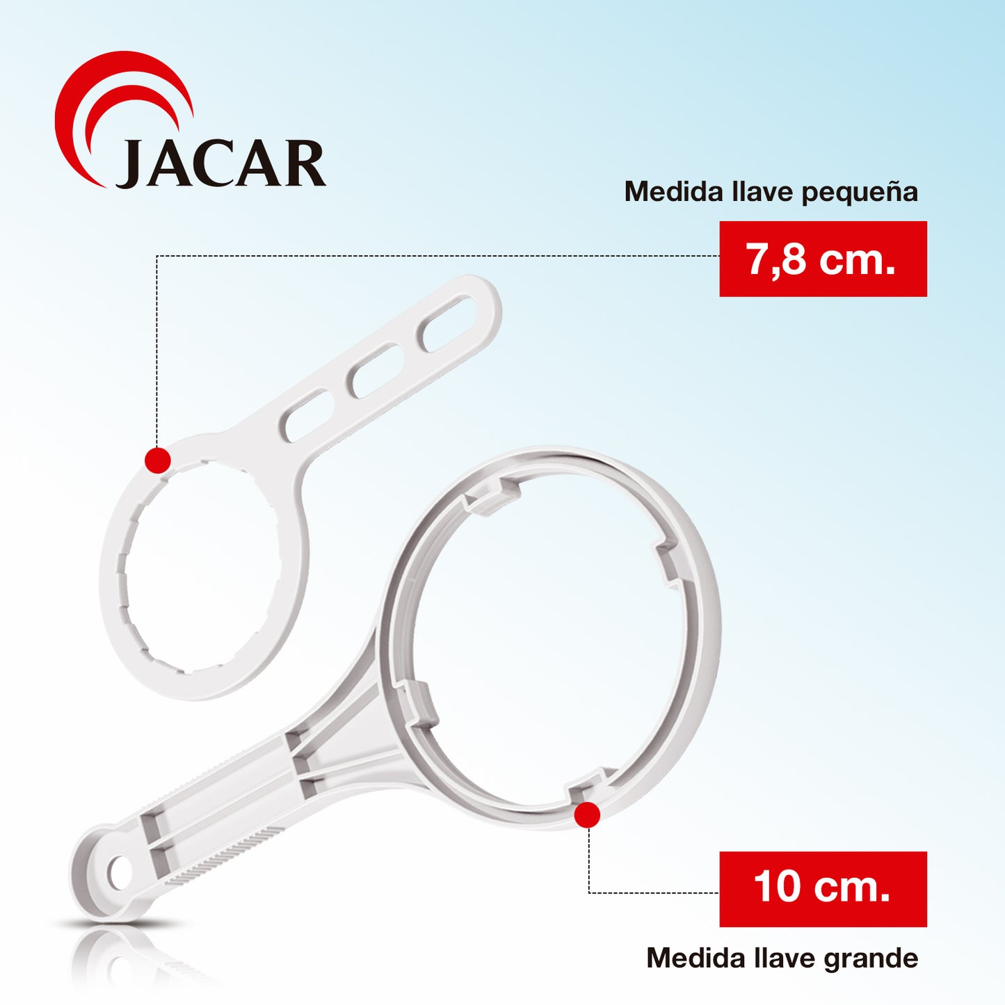 LLAVE DE FILTRO ⎹ OSMOSIS INVERSA